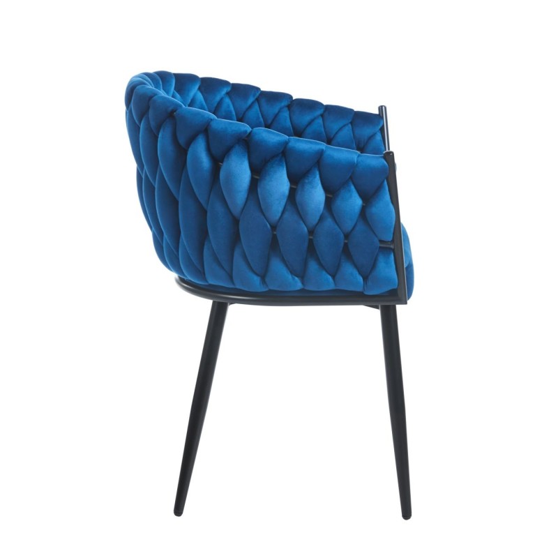 Velvet chair (blue) Velvet chair (blue)