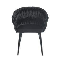 Krzesło velvet (czarne) Krzesło velvet (czarne)