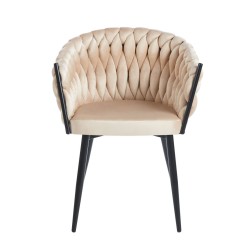 Velvet chair (beige) Velvet chair (beige)