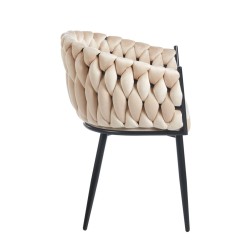Velvet chair (beige) Velvet chair (beige)