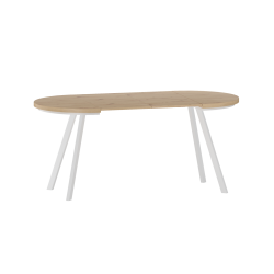 Stół rozkładany (dąb artisan/biały) 90(180)x90 Stół rozkładany (dąb artisan/biały) 90(180)x90