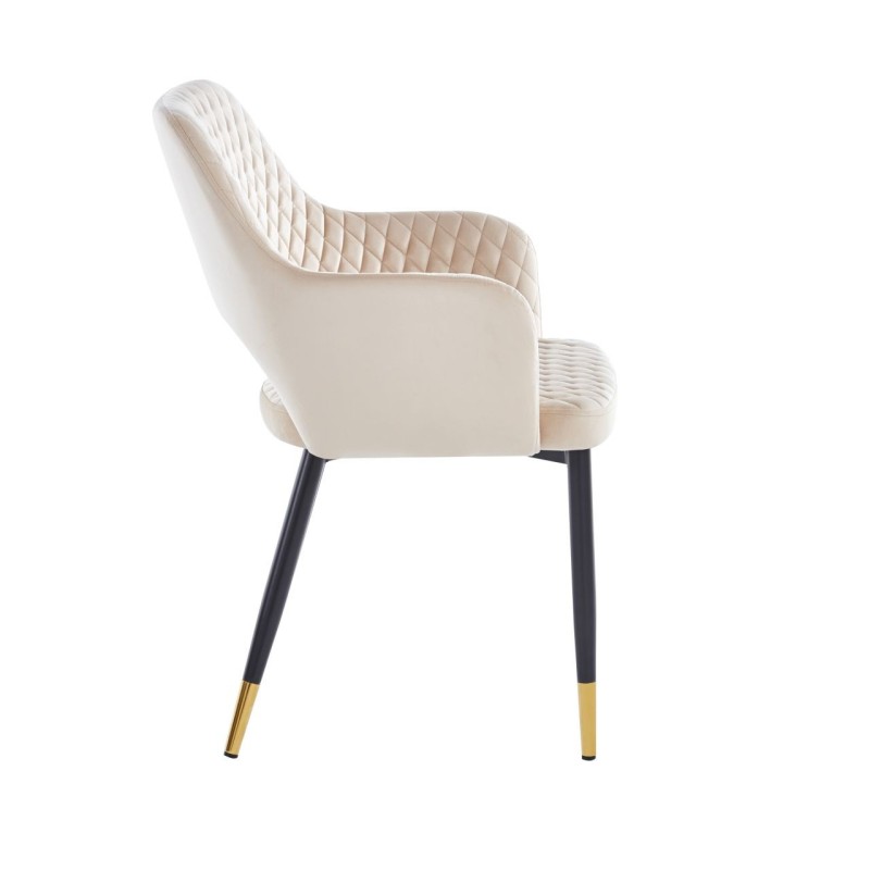 Velvet chair (beige) Velvet chair (beige)