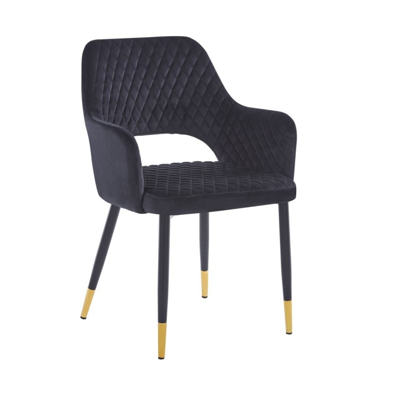 Velvet chair (black) Velvet chair (black)