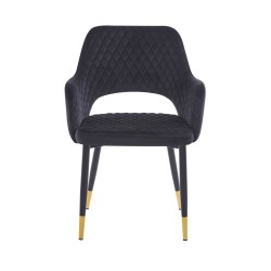 Velvet chair (black) Velvet chair (black)