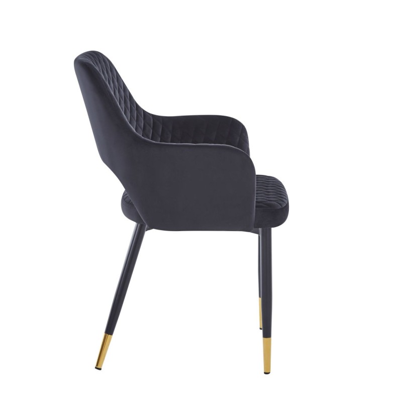 Velvet chair (black) Velvet chair (black)