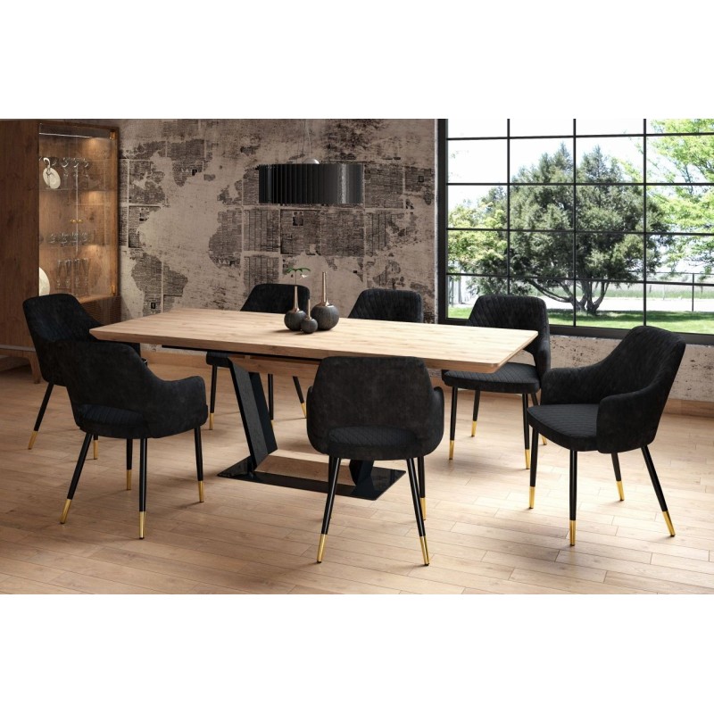 Velvet chair (black) Velvet chair (black)