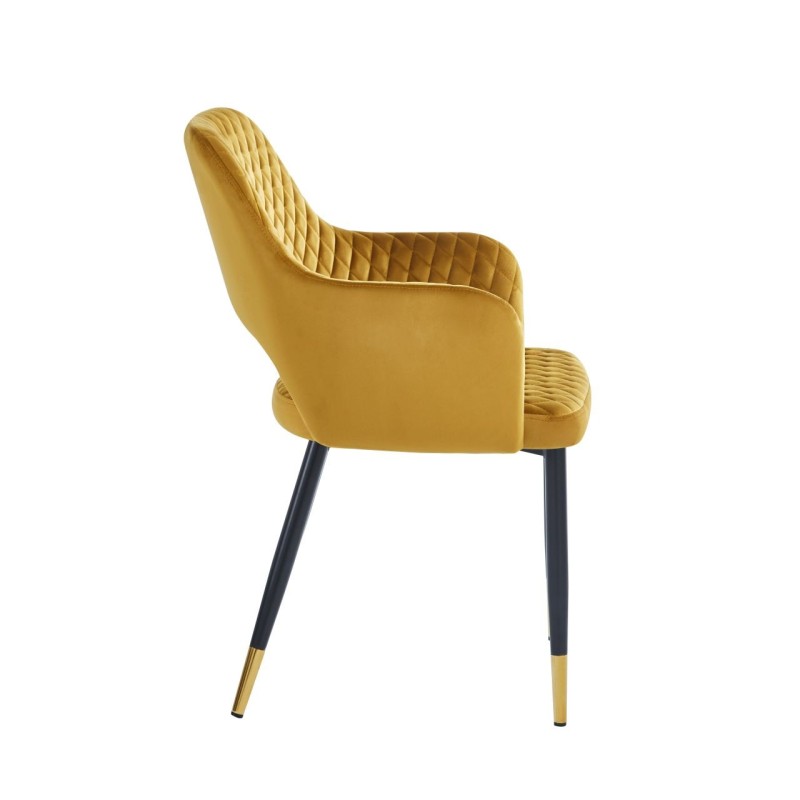 Velvet chair (curry) Velvet chair (curry)