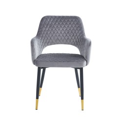 Velvet chair (gray) Velvet chair (gray)