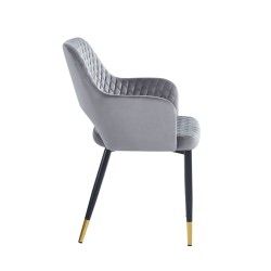 Velvet chair (gray) Velvet chair (gray)