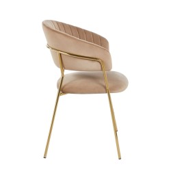 Velvet chair (cappuccino) Velvet chair (cappuccino)