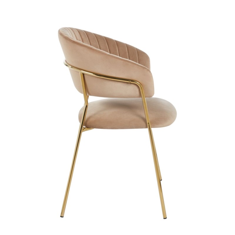 Velvet chair (cappuccino) Velvet chair (cappuccino)