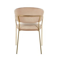 Velvet chair (cappuccino) Velvet chair (cappuccino)