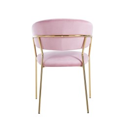 Silla de terciopelo (rosa) Silla de terciopelo (rosa)