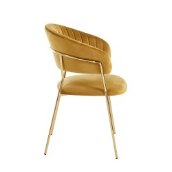 Velvet chair (curry) Velvet chair (curry)