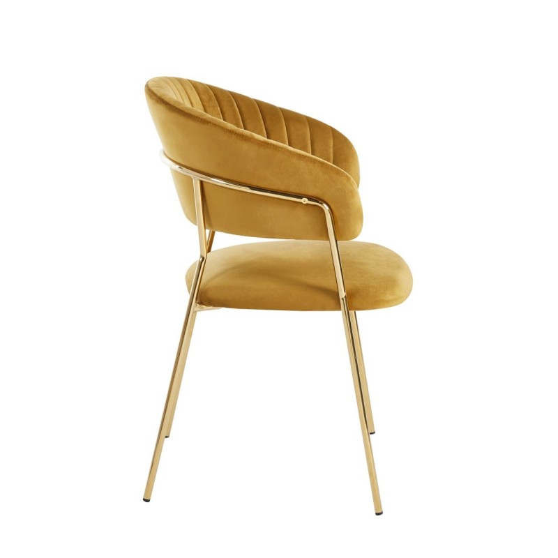 Velvet chair (curry) Velvet chair (curry)
