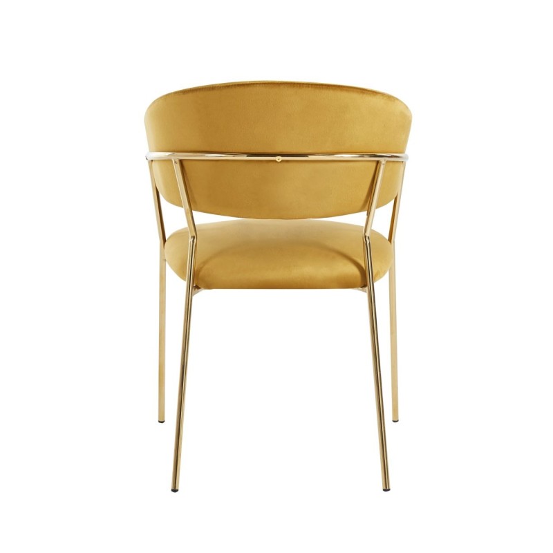 Velvet chair (curry) Velvet chair (curry)