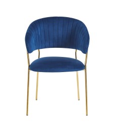 Velvet chair (blue) Velvet chair (blue)