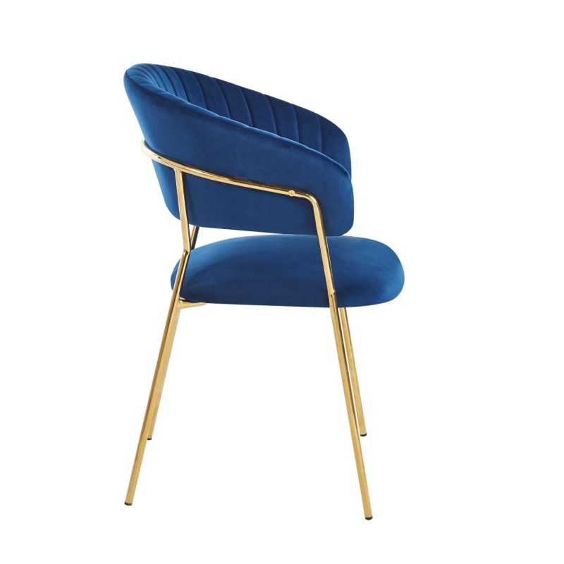 Velvet chair (blue) Velvet chair (blue)