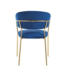Velvet chair (blue) Velvet chair (blue)
