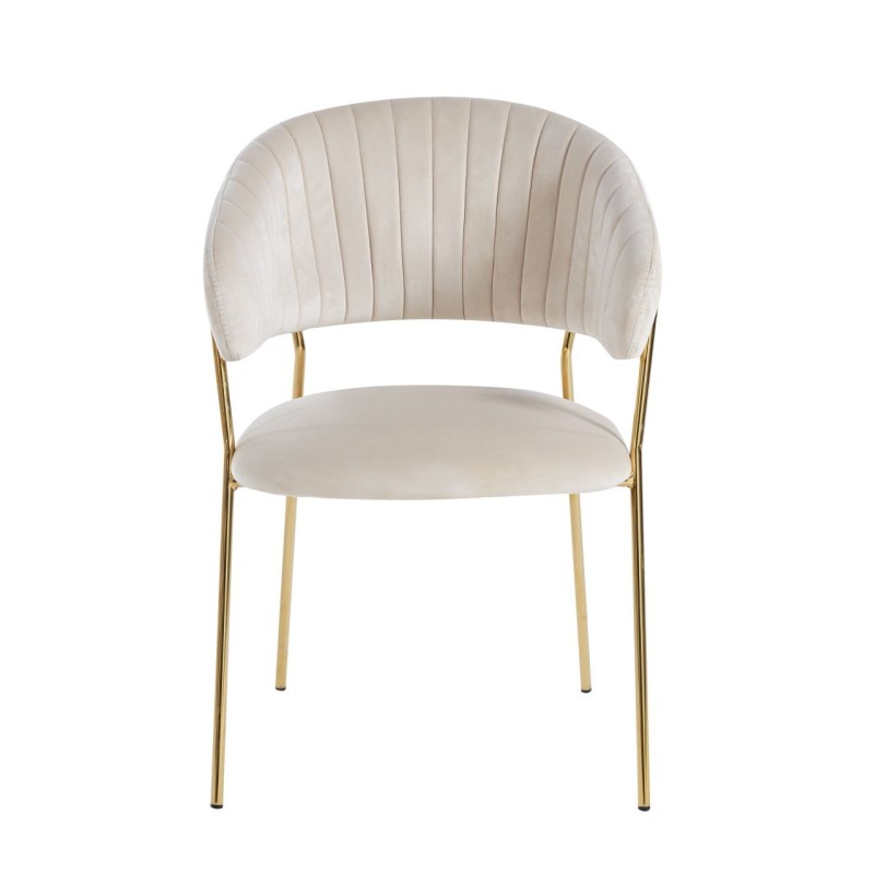 Velvet chair (beige) Velvet chair (beige)