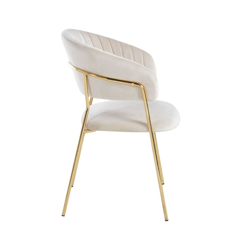 Velvet chair (beige) Velvet chair (beige)