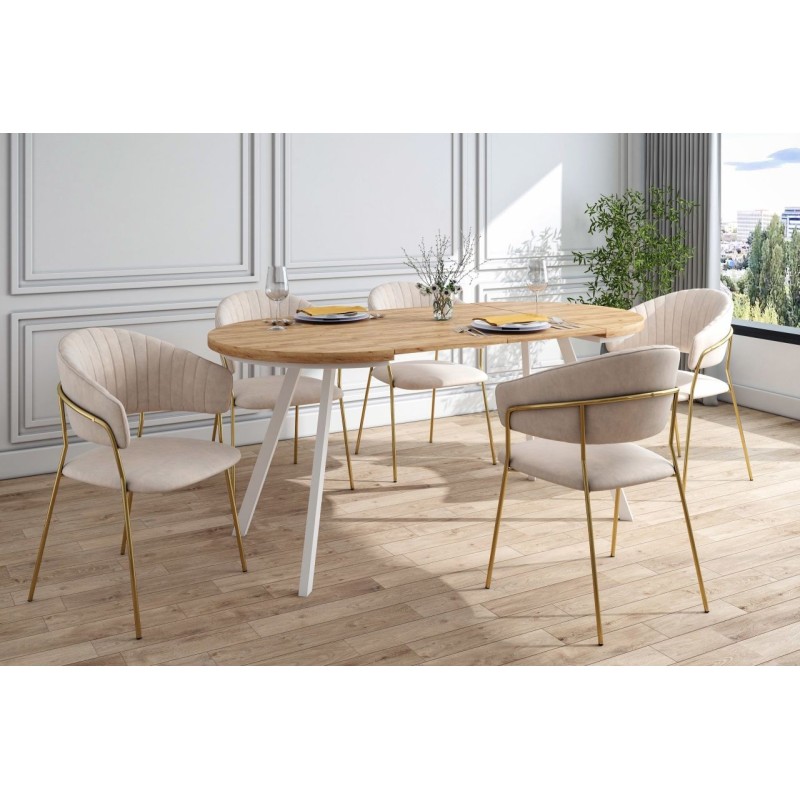 Velvet chair (beige) Velvet chair (beige)