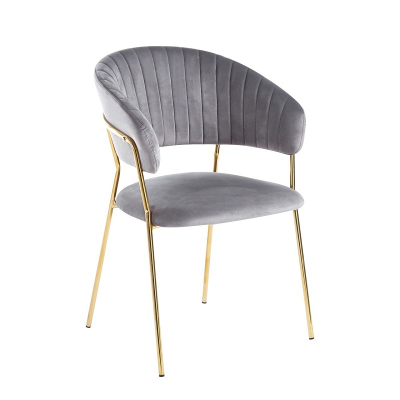 Velvet chair (gray) Velvet chair (gray)