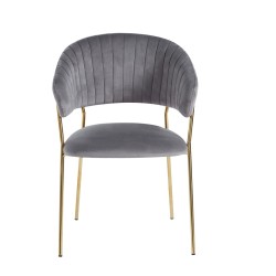 Velvet chair (gray) Velvet chair (gray)