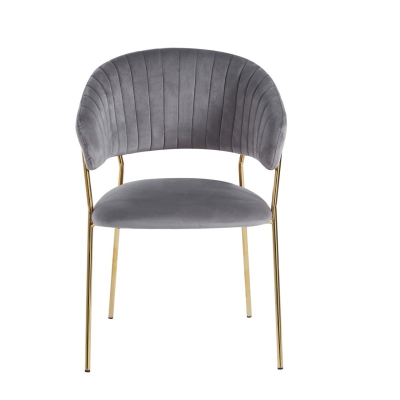 Velvet chair (gray) Velvet chair (gray)