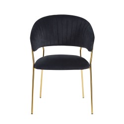 Velvet chair (black) Velvet chair (black)