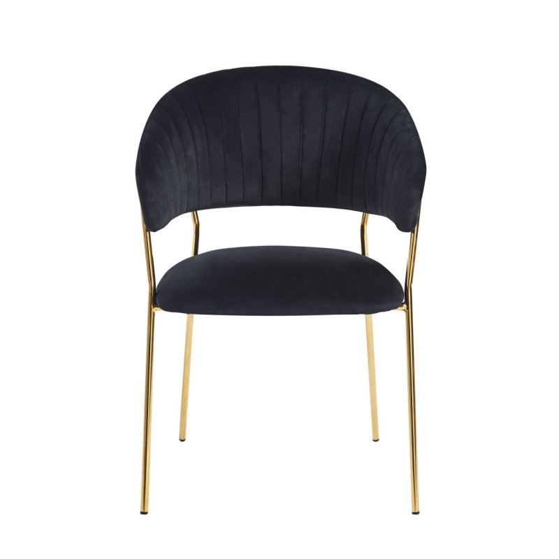 Velvet chair (black) Velvet chair (black)
