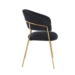 Velvet chair (black) Velvet chair (black)