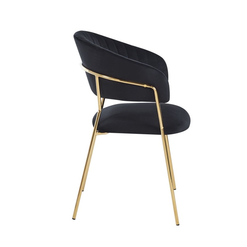 Velvet chair (black) Velvet chair (black)