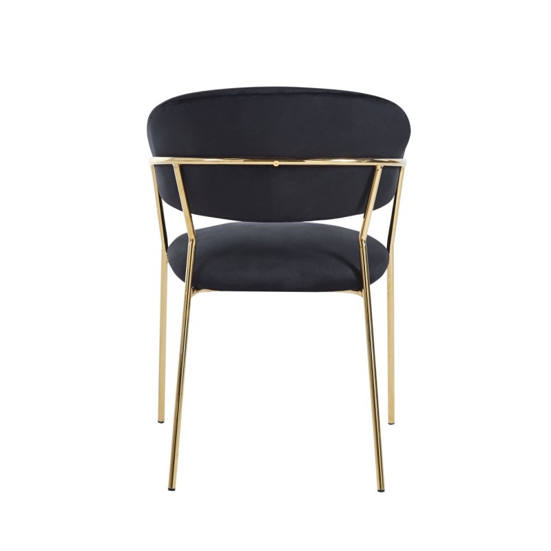Velvet chair (black) Velvet chair (black)