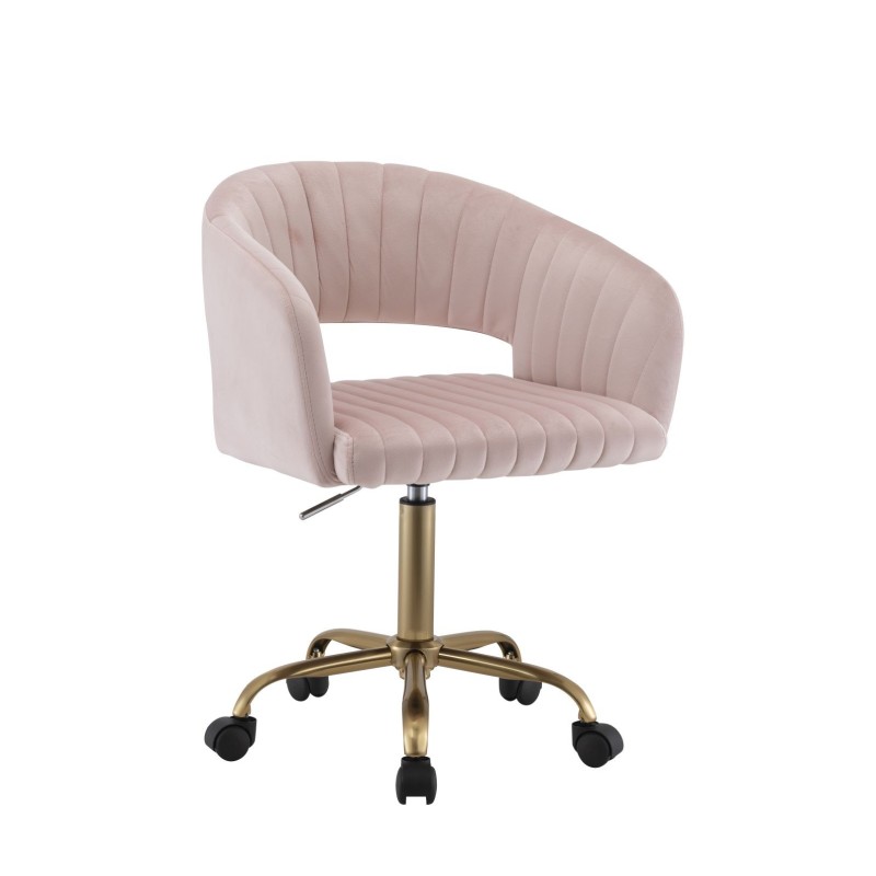 Velvet swivel chair (pink) Velvet swivel chair (pink)