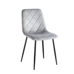 Velvet chair (gray)