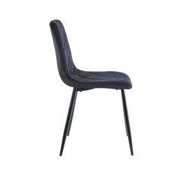 Velvet chair (black) Velvet chair (black)