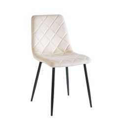 Velvet chair (beige)
