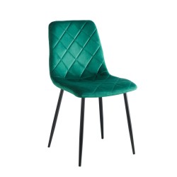 Krzesło velvet (zielone)