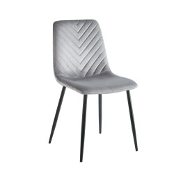 Velvet chair (gray)