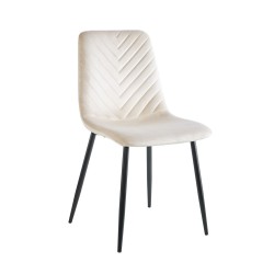 Velvet chair (beige)