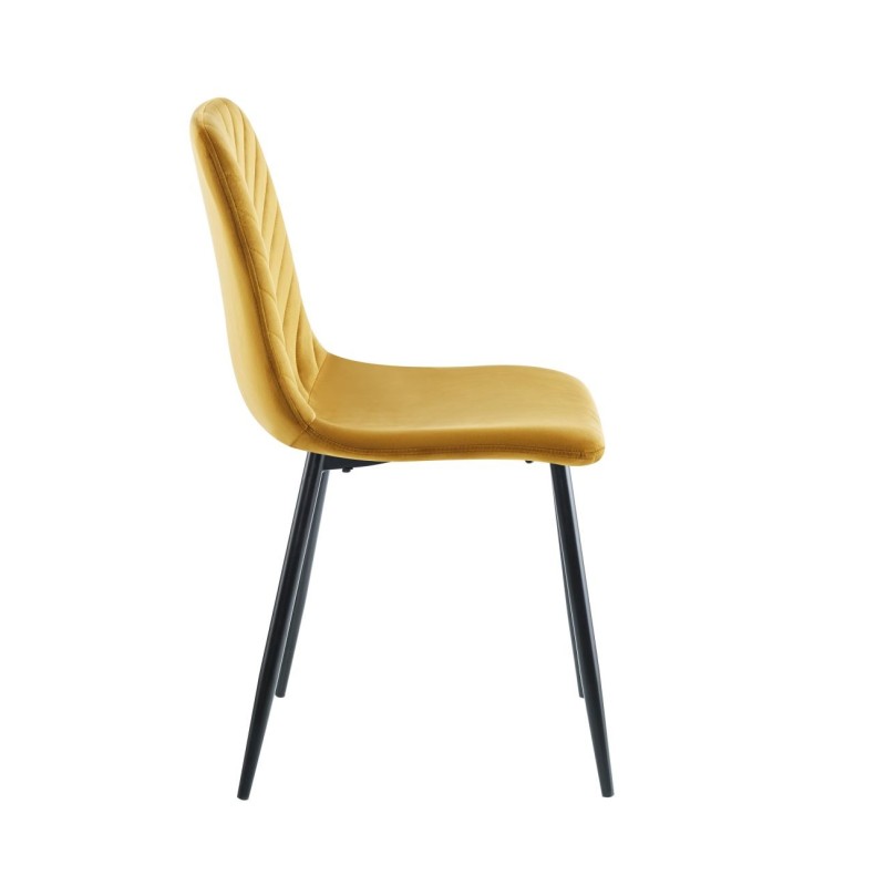 Velvet chair (curry) Velvet chair (curry)