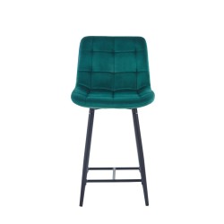 Green velvet bar stool (black frame) Green velvet bar stool (black frame)