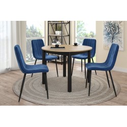 Extendable table (artisan oak/black) 100(140)x100 Extendable table (artisan oak/black) 100(140)x100