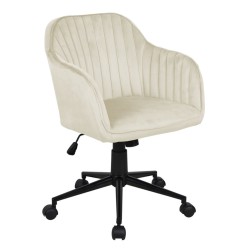Swivel chair velvet (beige)