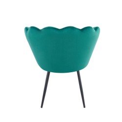 Fotel velvet (zielony) /nogi czarne/ Fotel velvet (zielony) /nogi czarne/