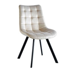 Velvet chair (beige)