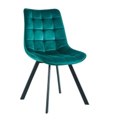Krzesło velvet (zielone)