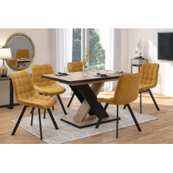 Velvet chair (curry) Velvet chair (curry)