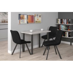 Velvet chair (black) Velvet chair (black)
